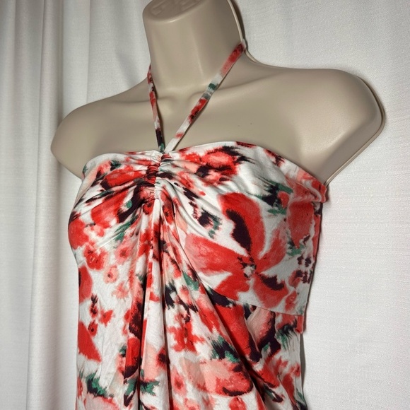 New Patagonia Kamala Midi Skirt Women’s S Floral Red Dress Boho Beach Asymmetric - Picture 4 of 13